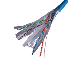 Cable del LAN del cat6a del sftp 100m de encargo para el Internet